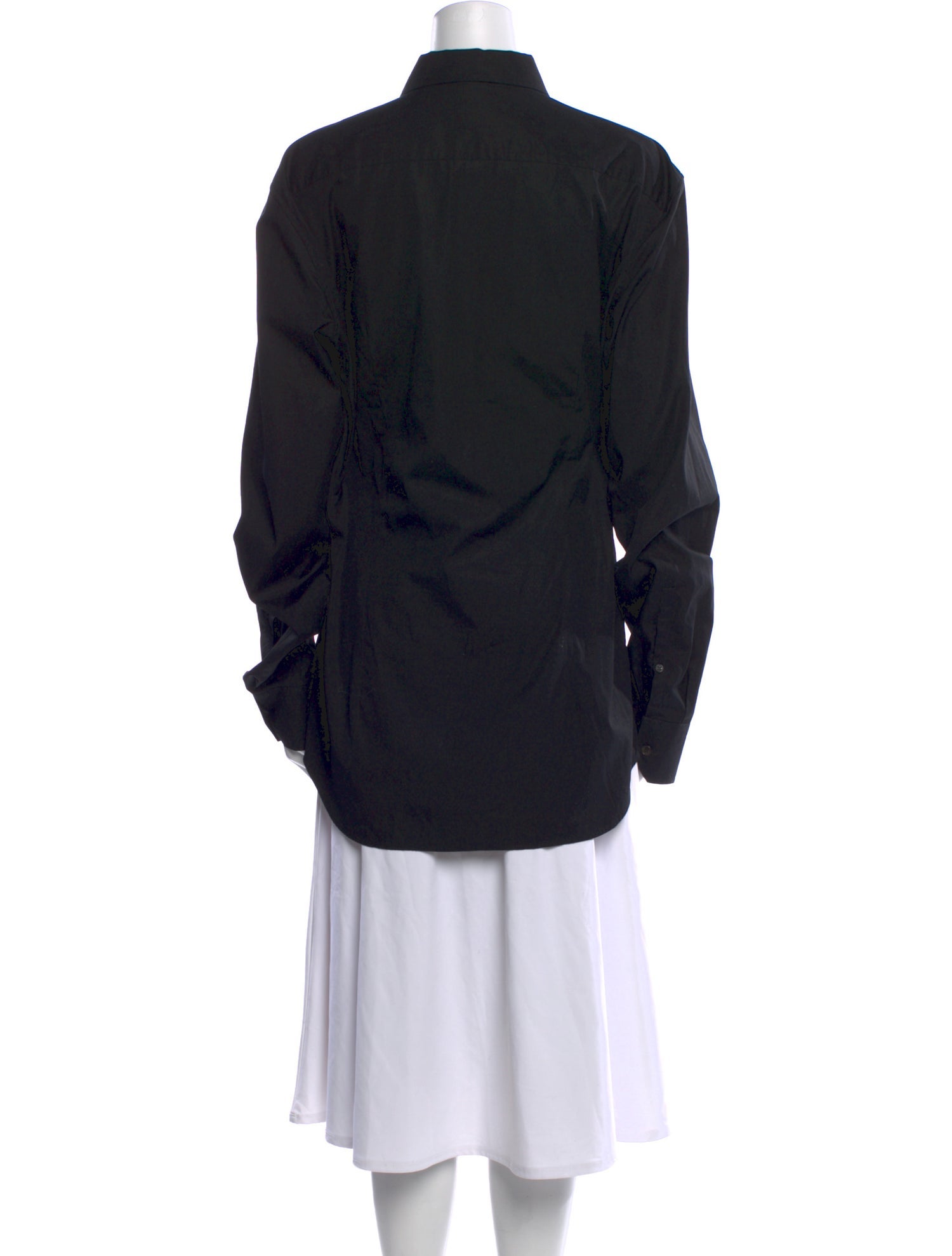 Fendi Long Sleeve Button-Up Top